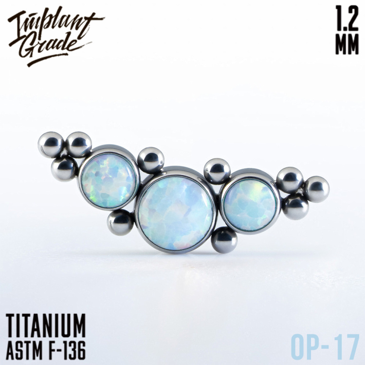 Накрутка Orion's Belt Opal Implant Grade 1.2 мм титан