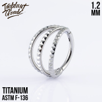 Кольцо-кликер Geometry Trix Implant Grade 1.2 мм титан