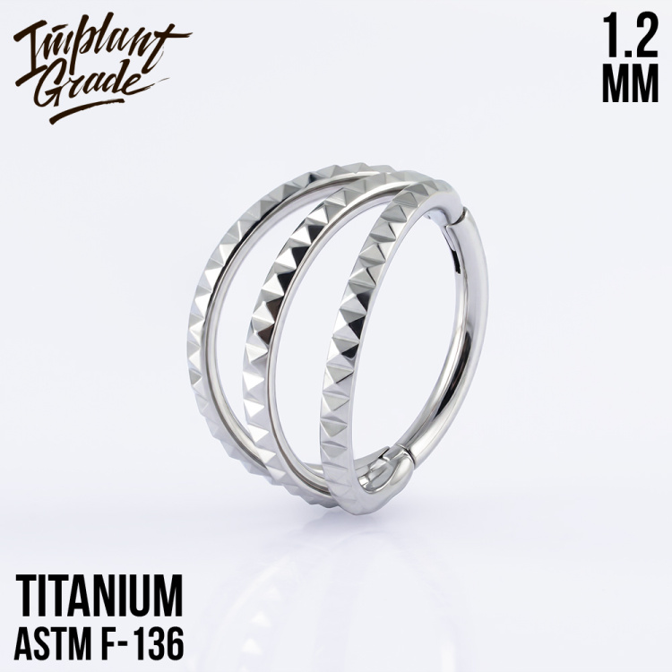 Кольцо-кликер Geometry Trix Implant Grade 1.2 мм титан