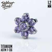 Накрутка Flower Implant Grade 1.2 мм титан