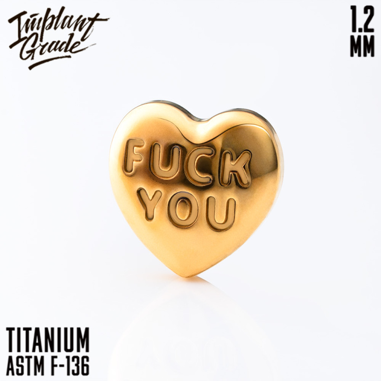 Накрутка Fuck You Implant Grade 1.2 мм титан