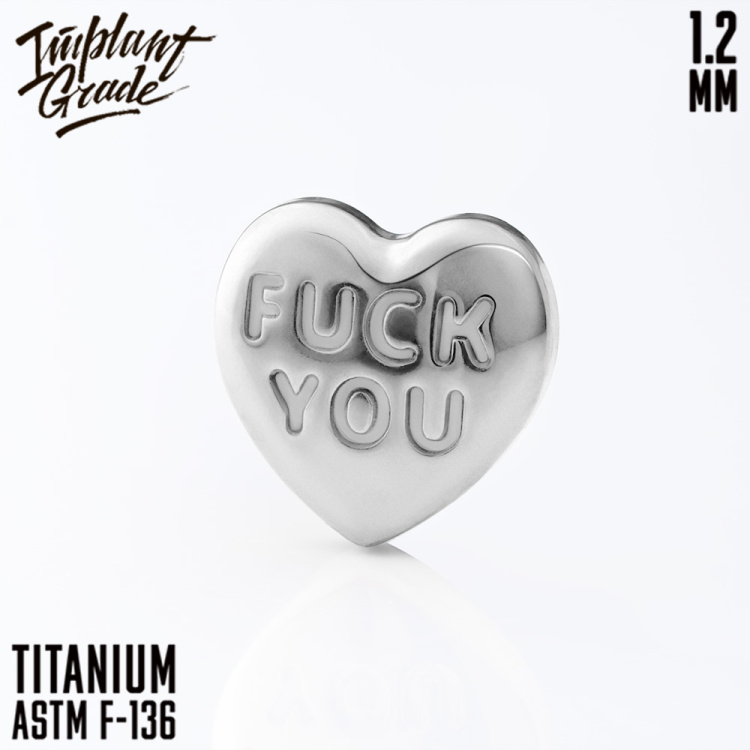 Накрутка Fuck You Implant Grade 1.2 мм титан