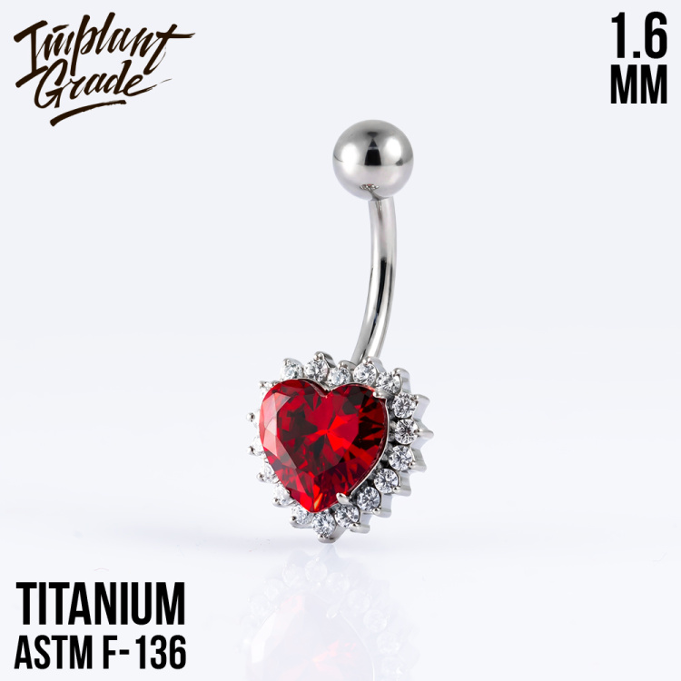 Банан Glory Heart Implant Grade 1.6 мм титан