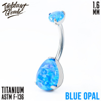 Банан Drop Opal Implant Grade 1.6 мм титан