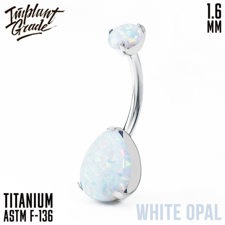 Банан Drop Opal Implant Grade 1.6 мм титан