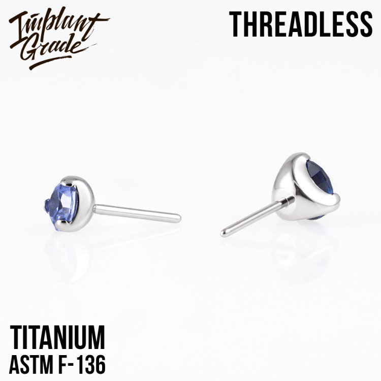 Топ Light sapphire Безрезьбовой Implant Grade титан