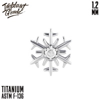 Накрутка Snowflake Crystal Implant Grade 1.2 мм титан