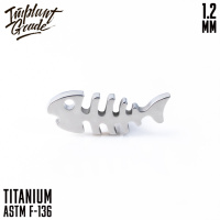 Накрутка Fish Implant Grade 1.2 мм титан