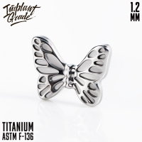 Накрутка Simple Butterfly Implant Grade 1.2 мм титан