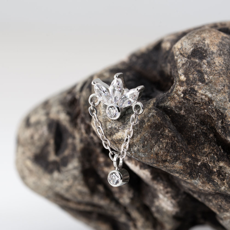 Топ Petals Chain Безрезьбовой Implant Grade титан