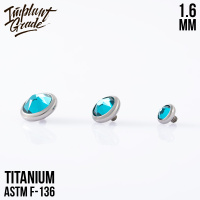 Накрутка Blue Zircon Implant Grade 1.6 мм титан Накрутка Blue Zircon Implant Grade 1.6 мм титан