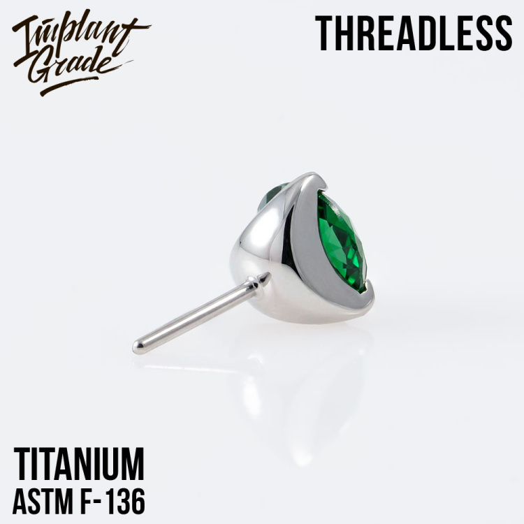 Топ Emerald Безрезьбовой в лапках Implant Grade титан