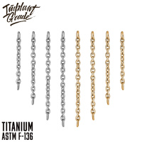 Подвеска Chain Implant Grade титан
