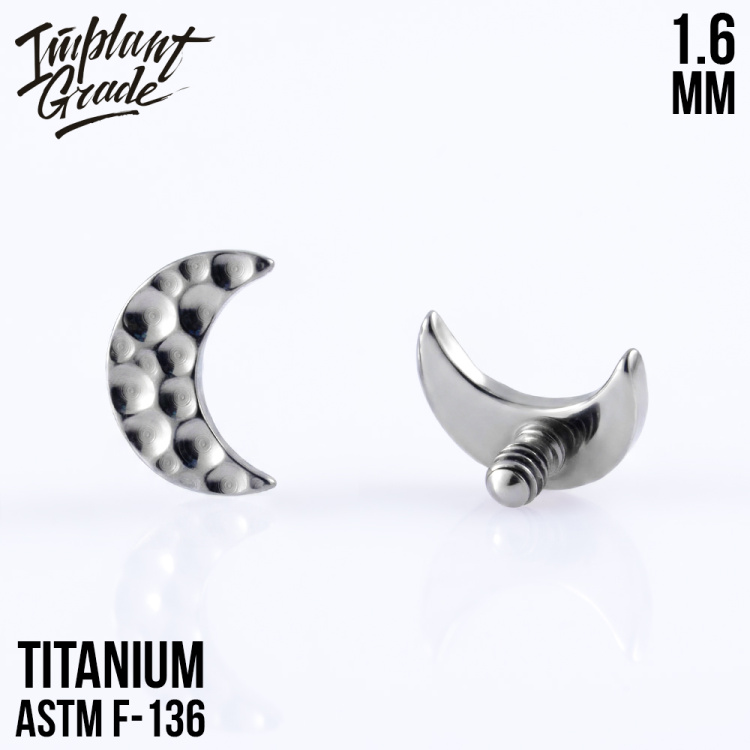 Накрутка Half Moon Implant Grade 1.6 мм титан