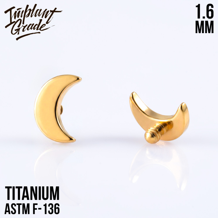 Накрутка Half Moon Implant Grade 1.6 мм титан