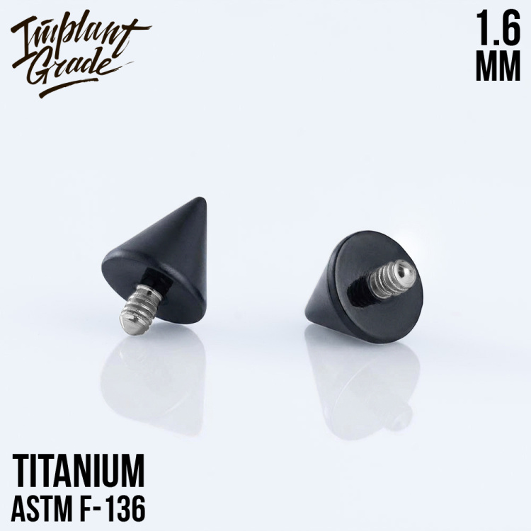 Накрутка Cone Implant Grade 1.6 мм титан