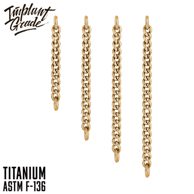 Подвеска Chain 2 Implant Grade титан