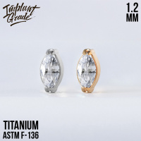 Накрутка Almond Implant Grade 1.2 мм титан