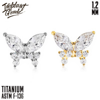 Накрутка Butterfly Monarch Implant Grade 1.2 мм титан 