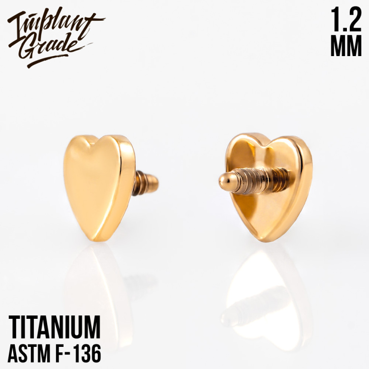 Накрутка Heart Implant Grade 1.2 мм титан Накрутка Heart Implant Grade 1.2 мм титан