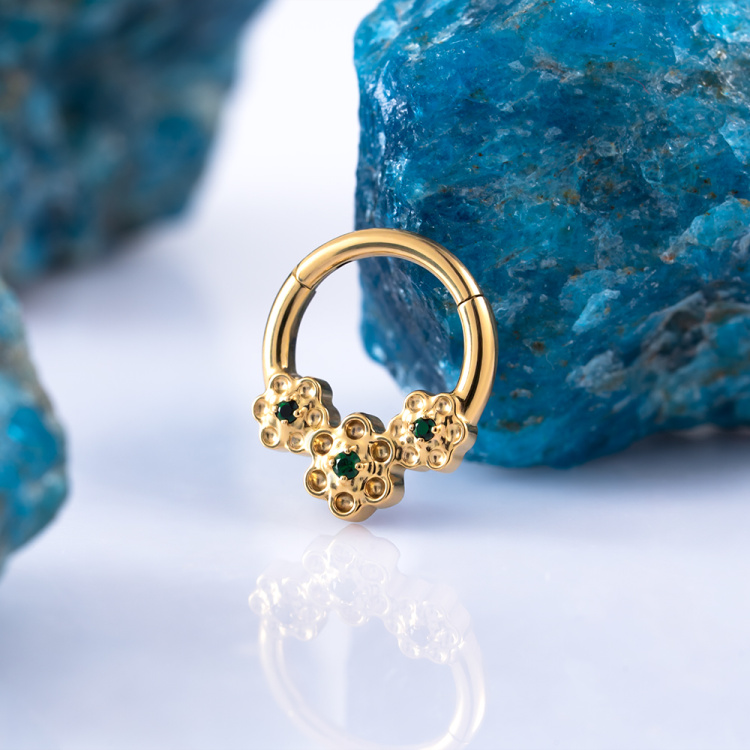 Кольцо-кликер Flower Implant Grade 1.2 мм титан Кольцо-кликер Flower Implant Grade 1.2 мм титан