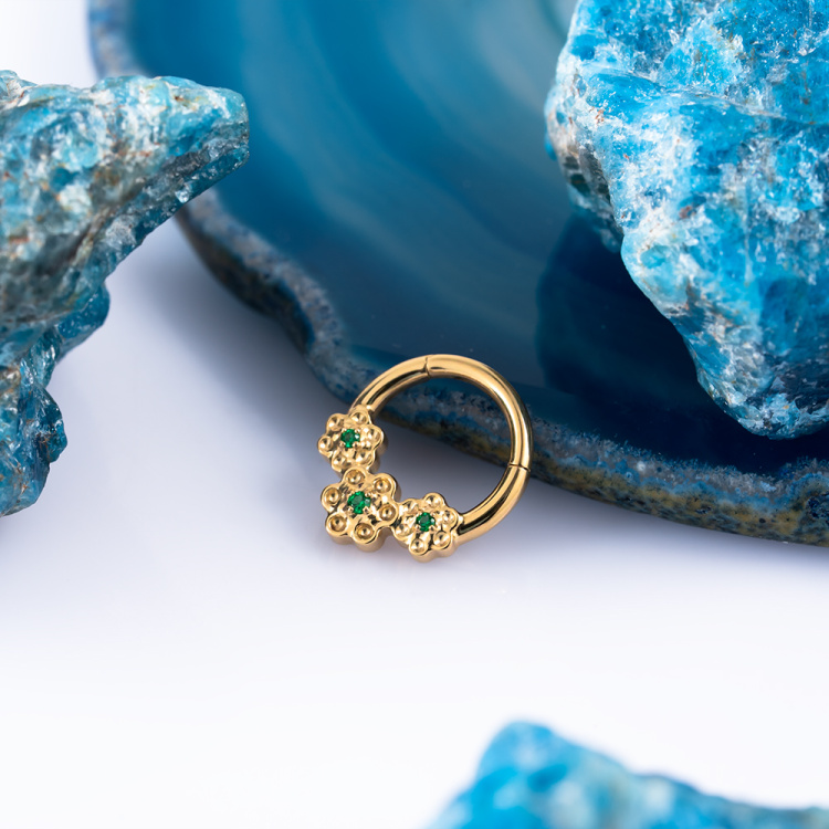 Кольцо-кликер Flower Implant Grade 1.2 мм титан Кольцо-кликер Flower Implant Grade 1.2 мм титан