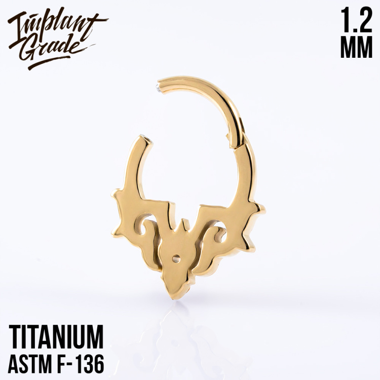 Кольцо-кликер Eclectic Implant Grade 1.2 мм титан Кольцо-кликер Eclectic Implant Grade 1.2 мм титан