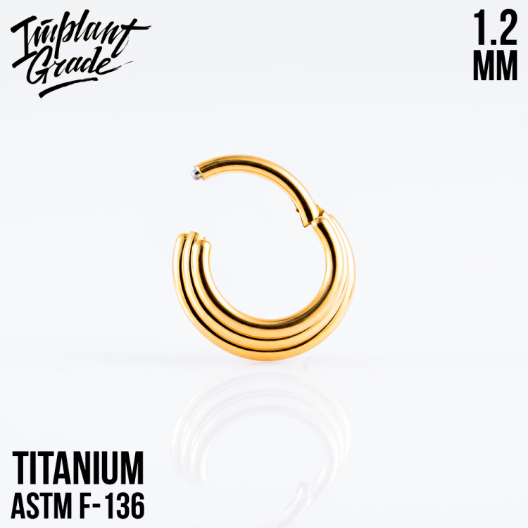 Кольцо-кликер Trio Implant Grade 1.2 мм титан