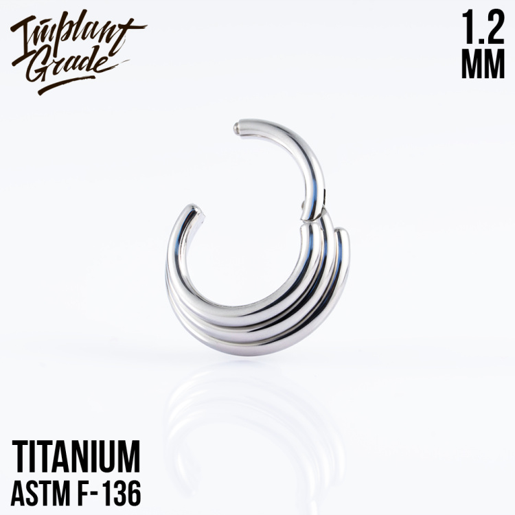 Кольцо-кликер Trio Implant Grade 1.2 мм титан