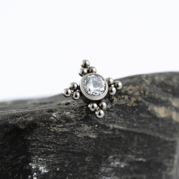 Накрутка 4 Fold Bead Implant Grade 1.6 мм титан Накрутка 4 Fold Bead Implant Grade 1.6 мм титан