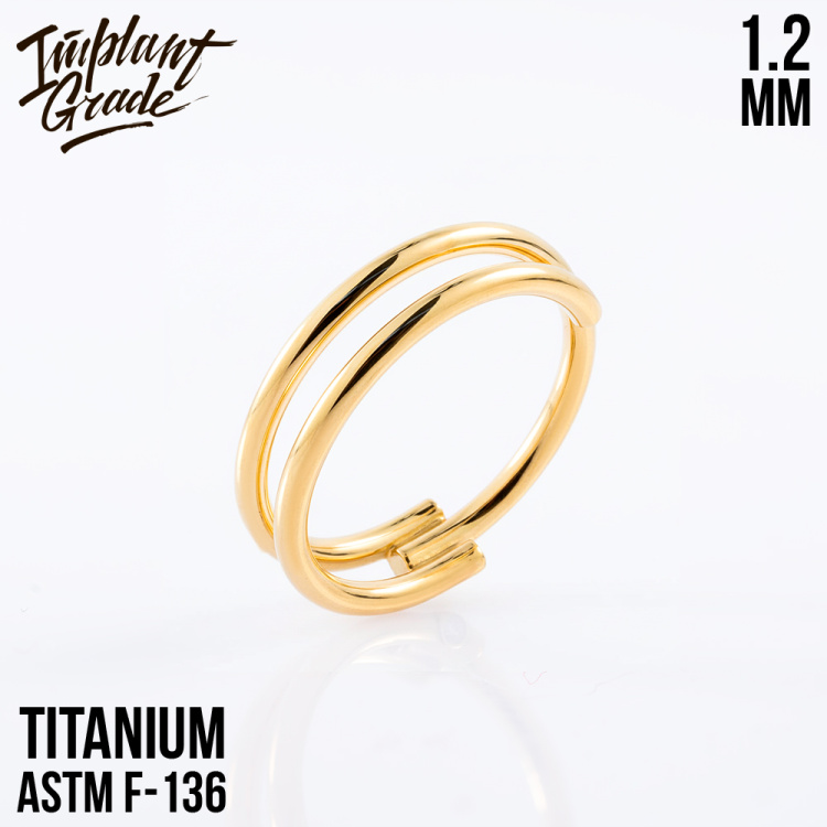 Кольцо-кликер Simple Yan Implant Grade 1.2 мм титан