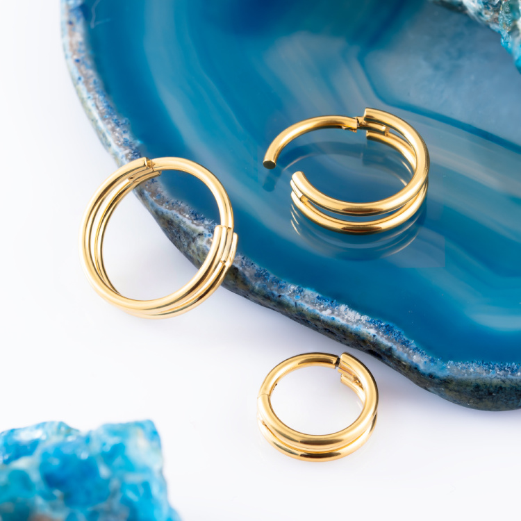 Кольцо-кликер Simple Yan Implant Grade 1.2 мм титан