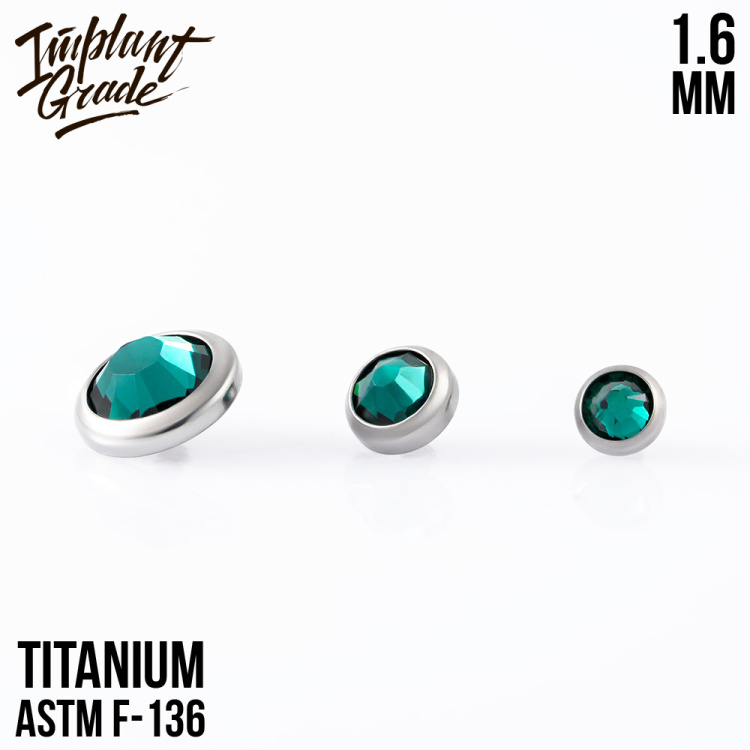 Накрутка Emerald Implant Grade 1.6 мм титан