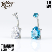 Банан Crystal Drop Implant Grade 1.6 мм титан Банан Crystal Drop Implant Grade 1.6 мм титан