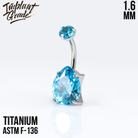 Банан Crystal Drop Implant Grade 1.6 мм титан