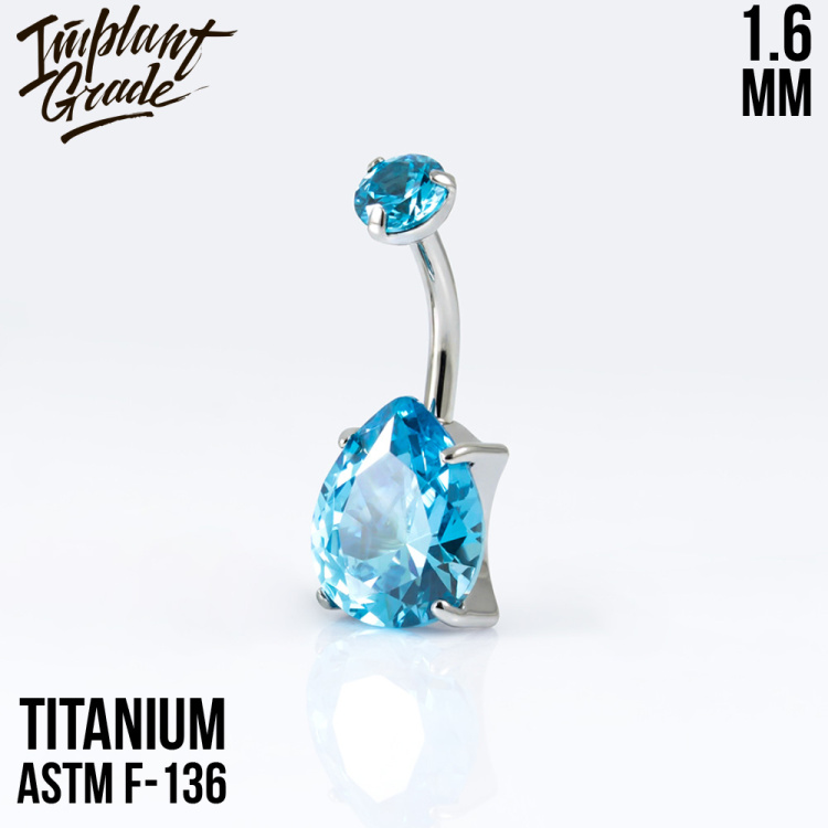 Банан Crystal Drop Implant Grade 1.6 мм титан Банан Crystal Drop Implant Grade 1.6 мм титан