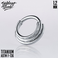 Кольцо-кликер Trio Edge Implant Grade 1.2 мм титан 
