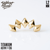 Накрутка Rhomb Line Implant Grade 1.2 мм титан