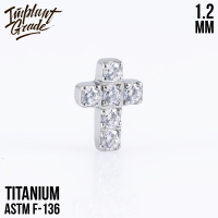 Накрутка Diamond Cross Implant Grade 1.2 мм титан