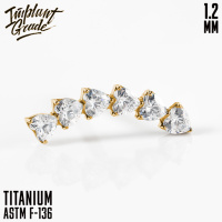 Накрутка Line Heart Implant Grade 1.2 мм титан