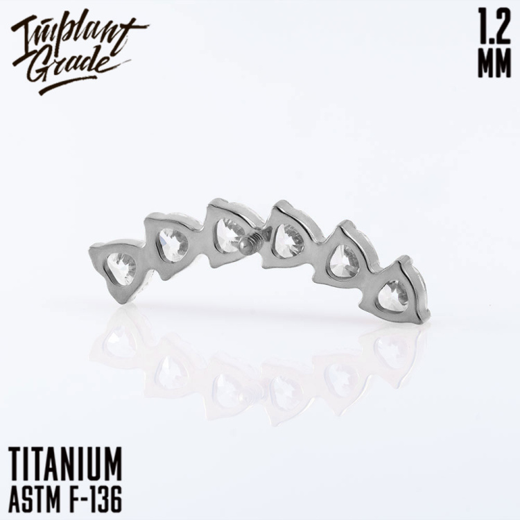Накрутка Line Heart Implant Grade 1.2 мм титан