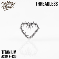 Топ Thorn Heart Безрезьбовой Implant Grade титан