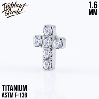 Накрутка Diamond Cross Implant Grade 1.6 мм титан