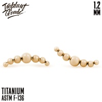 Накрутка Bead curve Implant Grade 1.2 мм титан