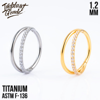 Кольцо-кликер Half Smile Implant Grade 1.2 мм титан