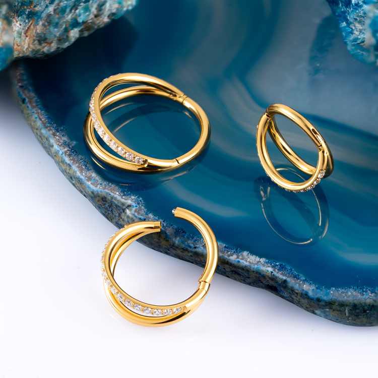 Кольцо-кликер Half Smile Implant Grade 1.2 мм титан