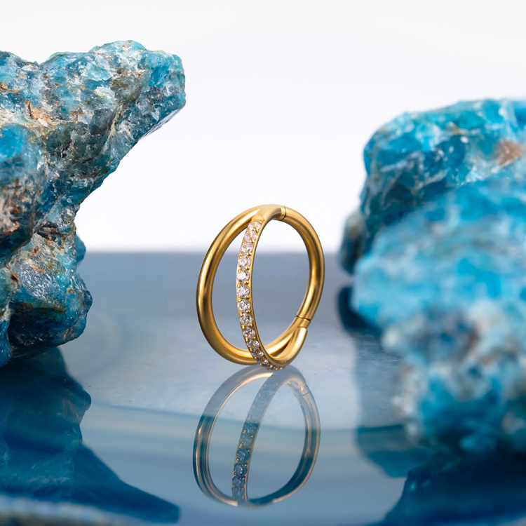 Кольцо-кликер Half Smile Implant Grade 1.2 мм титан