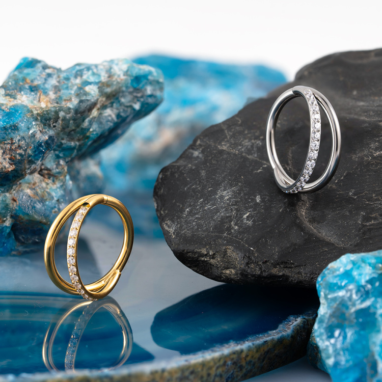 Кольцо-кликер Half Smile Implant Grade 1.2 мм титан