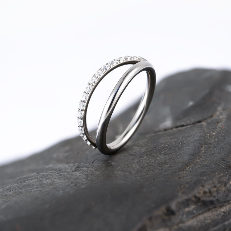 Кольцо-кликер Half Smile Implant Grade 1.2 мм титан