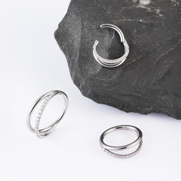 Кольцо-кликер Half Smile Implant Grade 1.2 мм титан